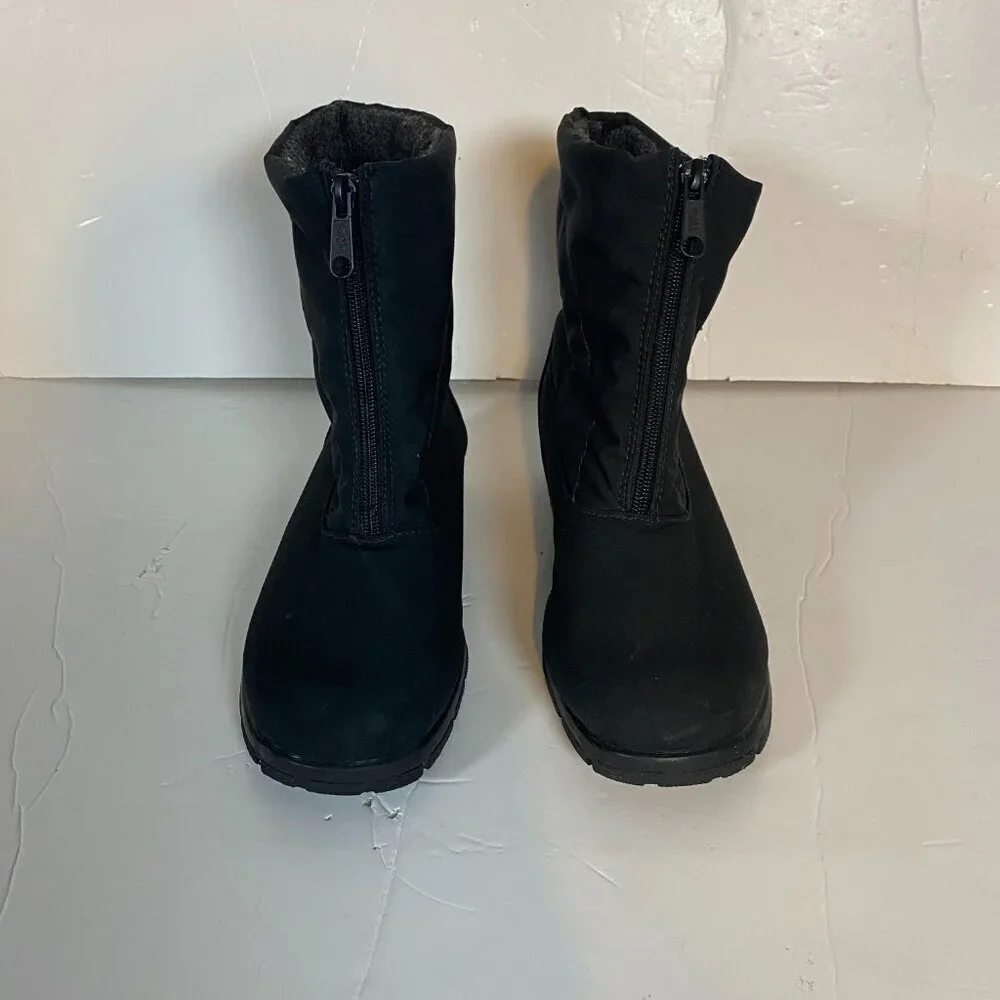 Toe Warmers Black Women’s Waterproof Alyssa Winter Boots Size 7.5 W